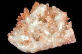 Natural, Red Quartz Crystal Cluster - Morocco #80666-1